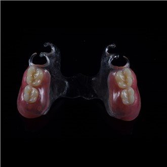 Avtakbar delprotese i akryl